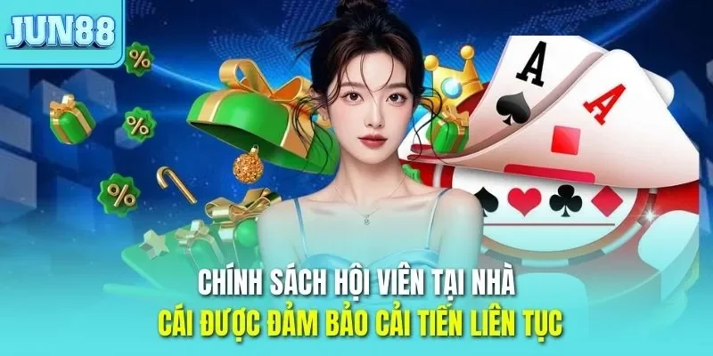 Trang chủ 37 Chính sách hội viên tại nhà cái JUN88 được đảm bảo cải tiến liên tục